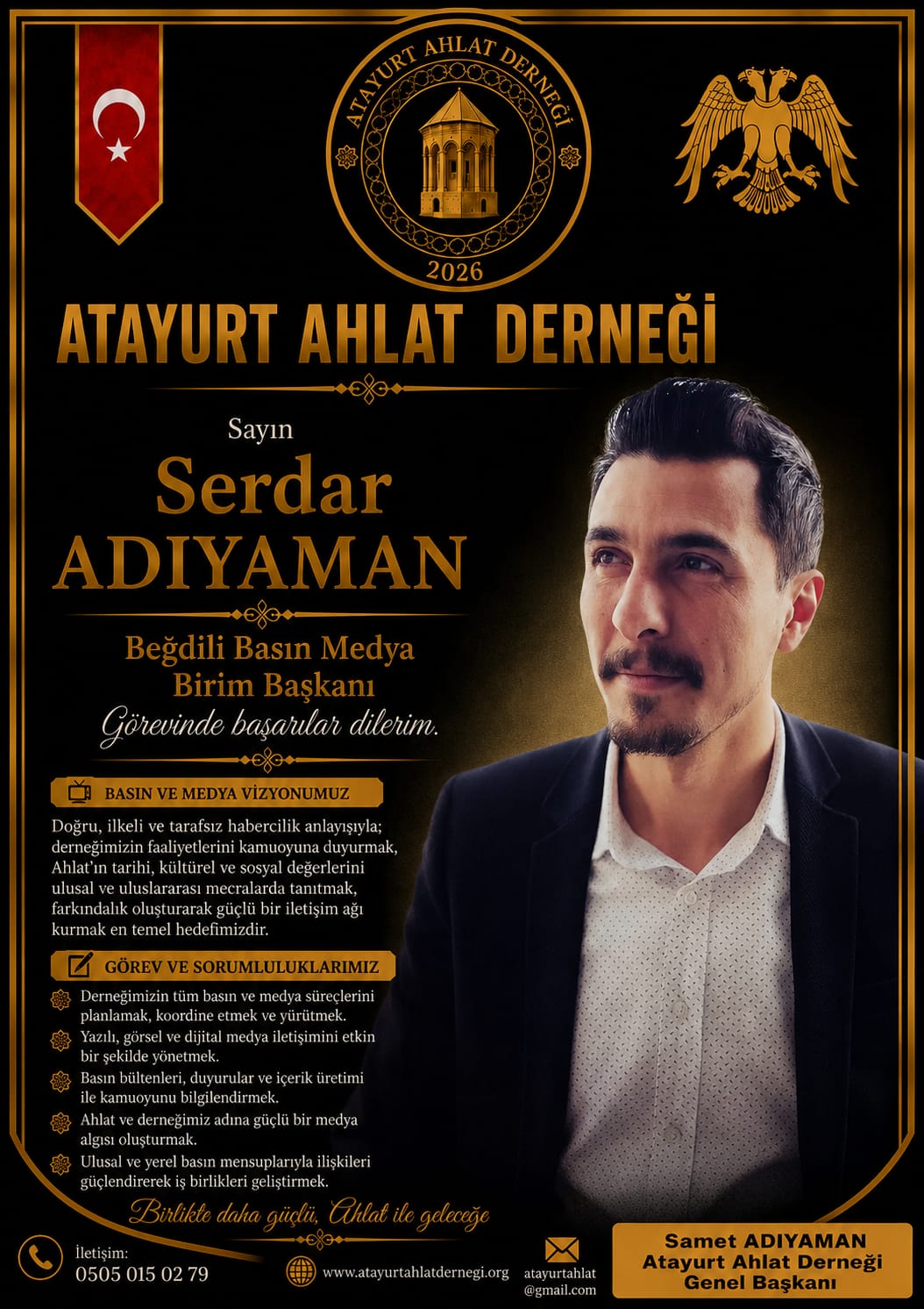Serdar Adıyaman — Beğdili Basın Medya Birim Başkanı