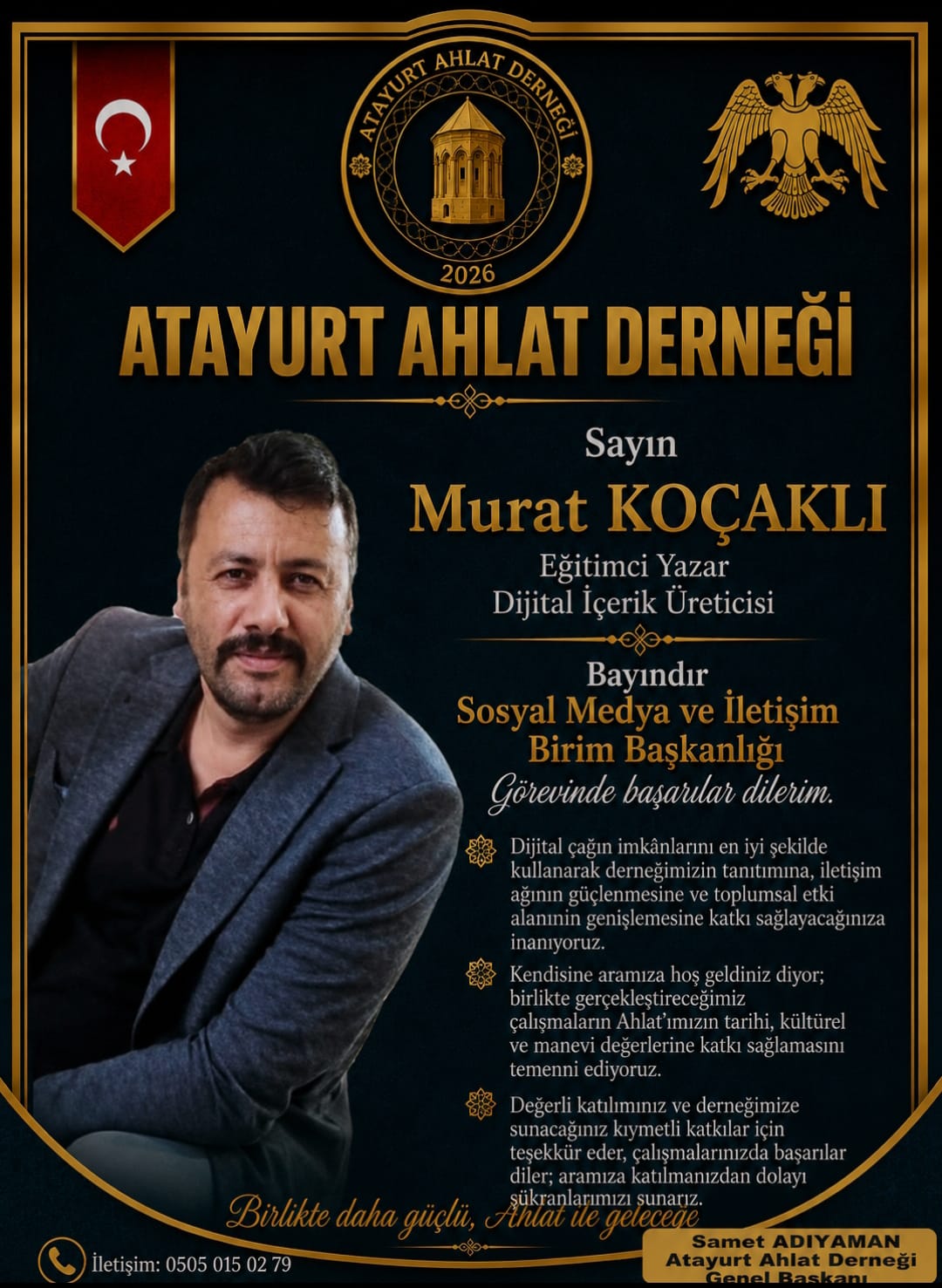 Murat Koçaklı — Bayındır Sosyal Medya ve İletişim Birim Başkanı